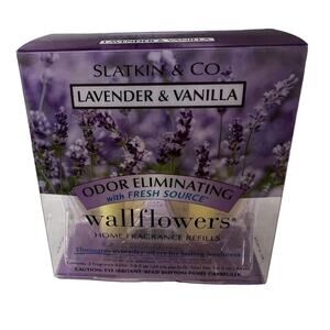 Bath & Body Works Slatkin & Co Lavender Vanilla Wallflower Diffuser Refills